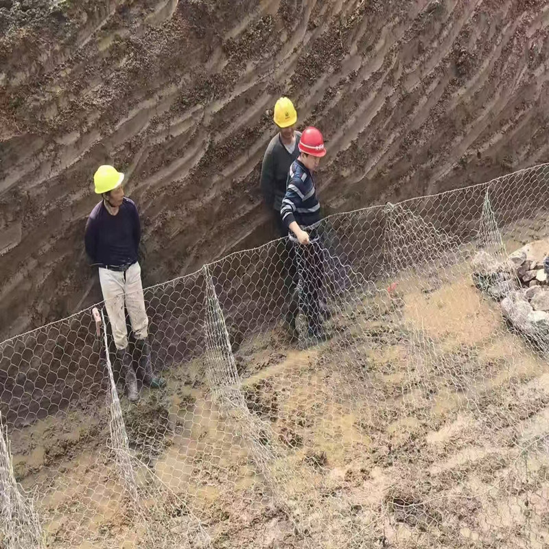River Flood Control Gabion Mesh Gabion Net